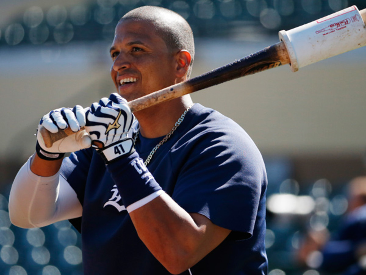 With a full offseason of rest and recovery, can Victor Martinez improve on his 2013 season? (Gene J. Puskar/AP)