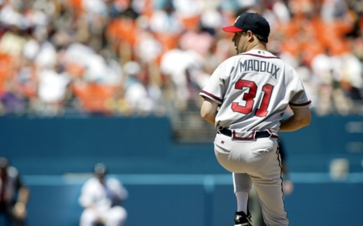 Greg Maddux won 355 games in his career. (Allen Kee/WireImage/Getty Images)