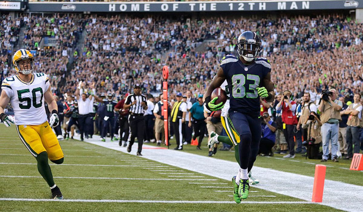 Ricardo Lockette's second-quarter touchdown gave Seattle a lead it wouldn't relinquish. (Scott Eklund/AP)