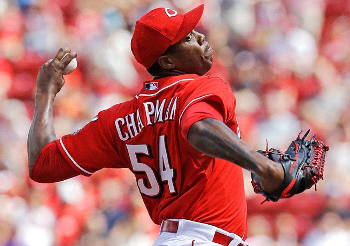 Aroldis Chapman has already racked up five strikeouts and a save since returning from his injury.