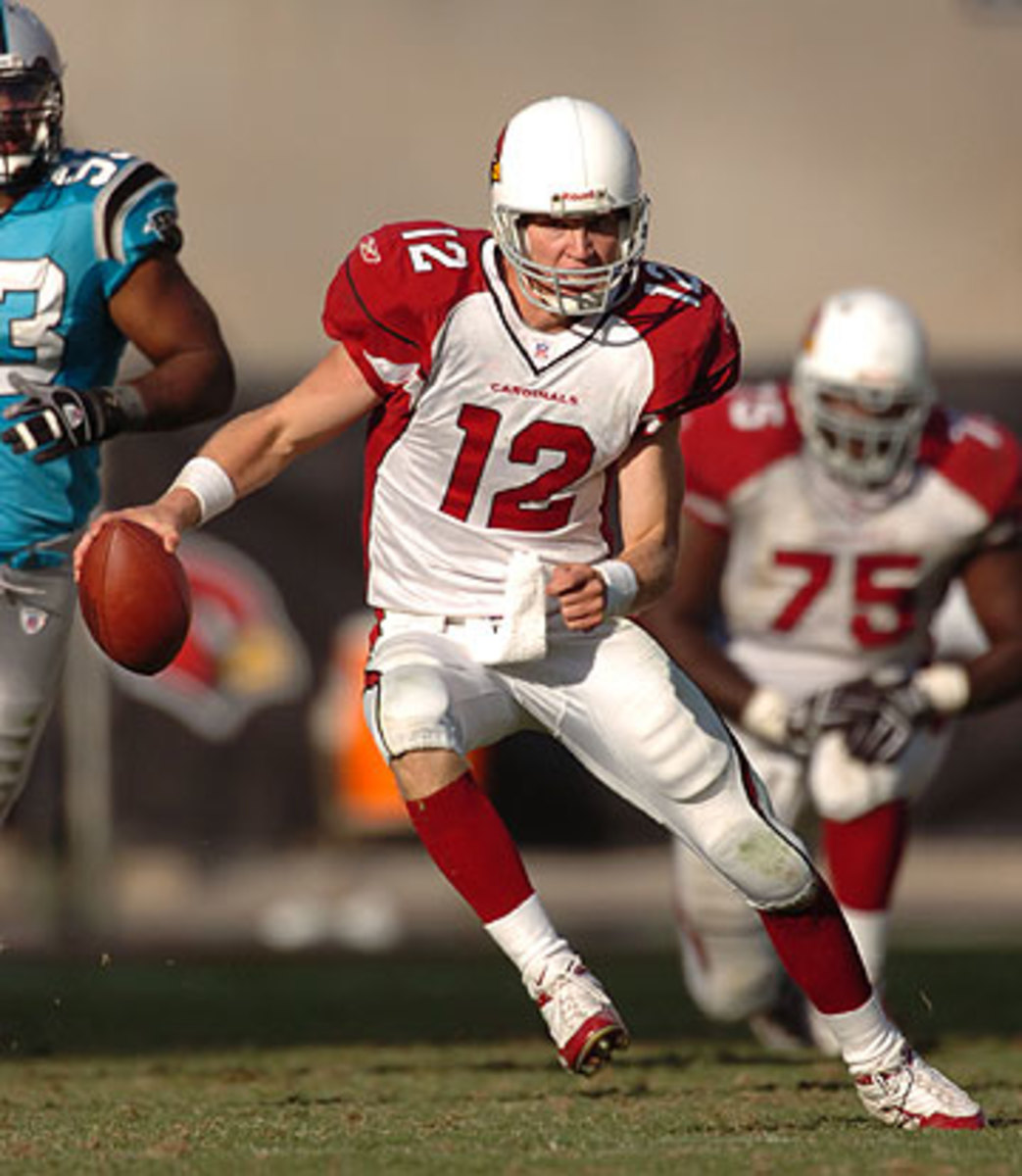 McCown's career began as a Cardinal in 2002. (Larry French/Getty Images)