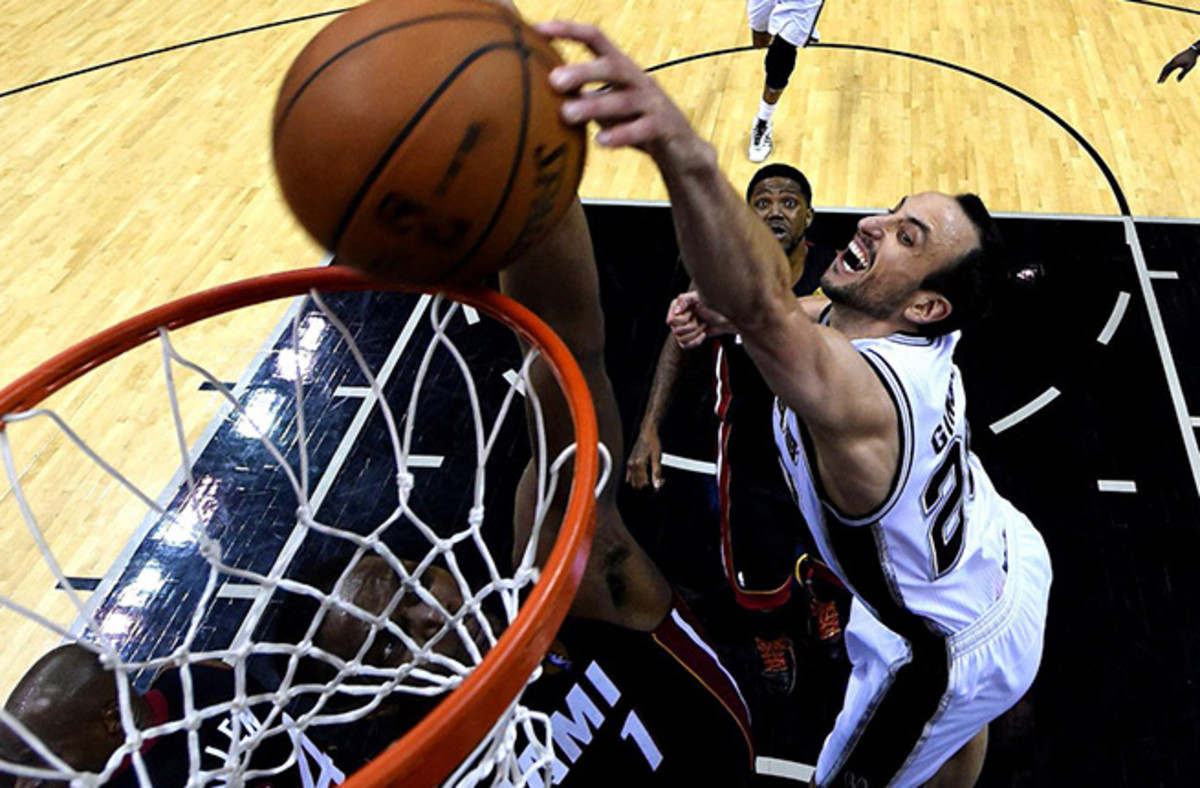 Manu Ginobili finished Game 5 with 19 points (6-of-11) shooting, four rebounds and four assists.