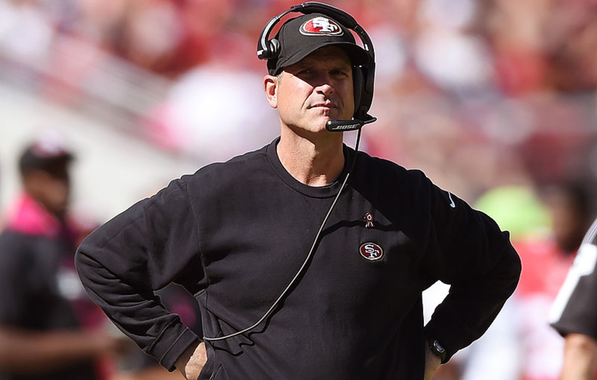 Jim Harbaugh's 49ers have won two straight amid reports the coach won't be back with the team after the 2014 season ends. (Thearon W. Henderson/Getty Images)