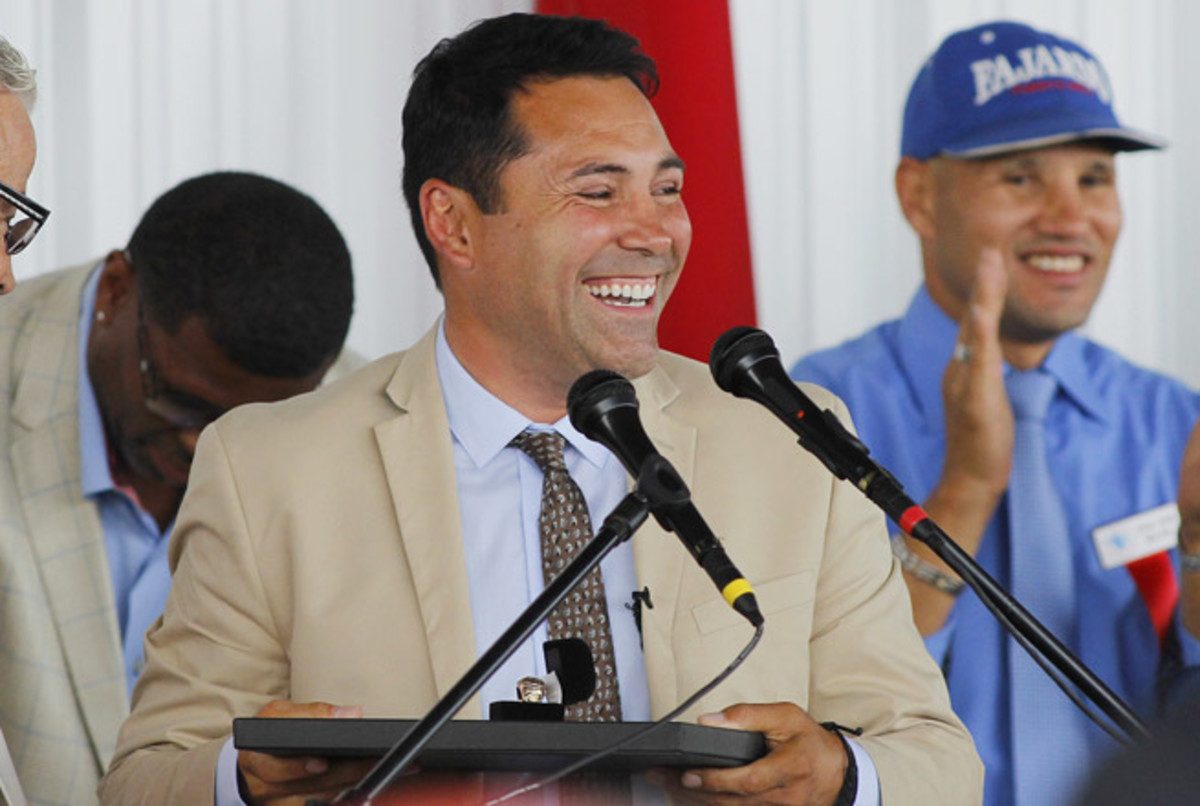 Oscar De La Hoya's career included 10 titles in six weight divisions, an Olympic gold medal and 10 world titles.