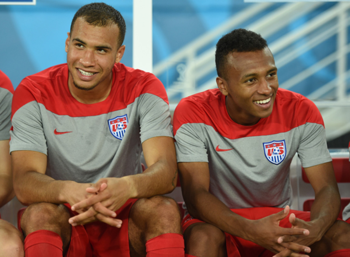 Young German-American talents John Brooks, left, and Julian Green have the potential to be cornerstones for the U.S. national team for years to come.