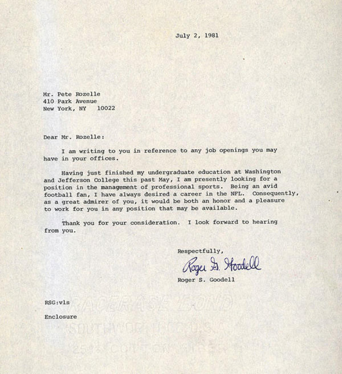 Courtesy of Goodell family