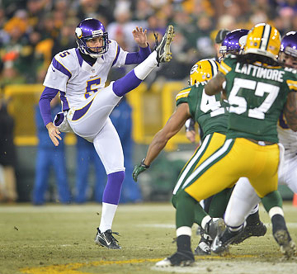 Chris Kluwe is planning to sue the Vikings for defamation among other accusations. (Tom Dahlin/Getty Images)