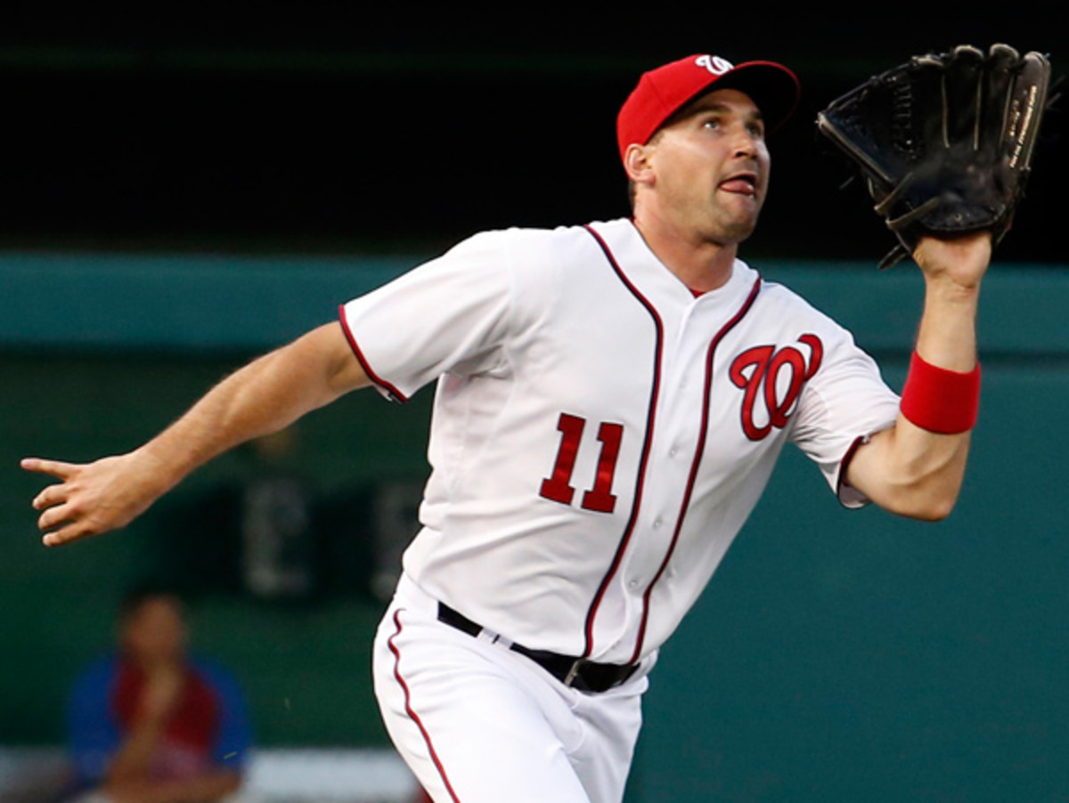 Ryan Zimmerman has become the Nationals' primary leftfielder since returning from injury. (Alex Brandon/AP)