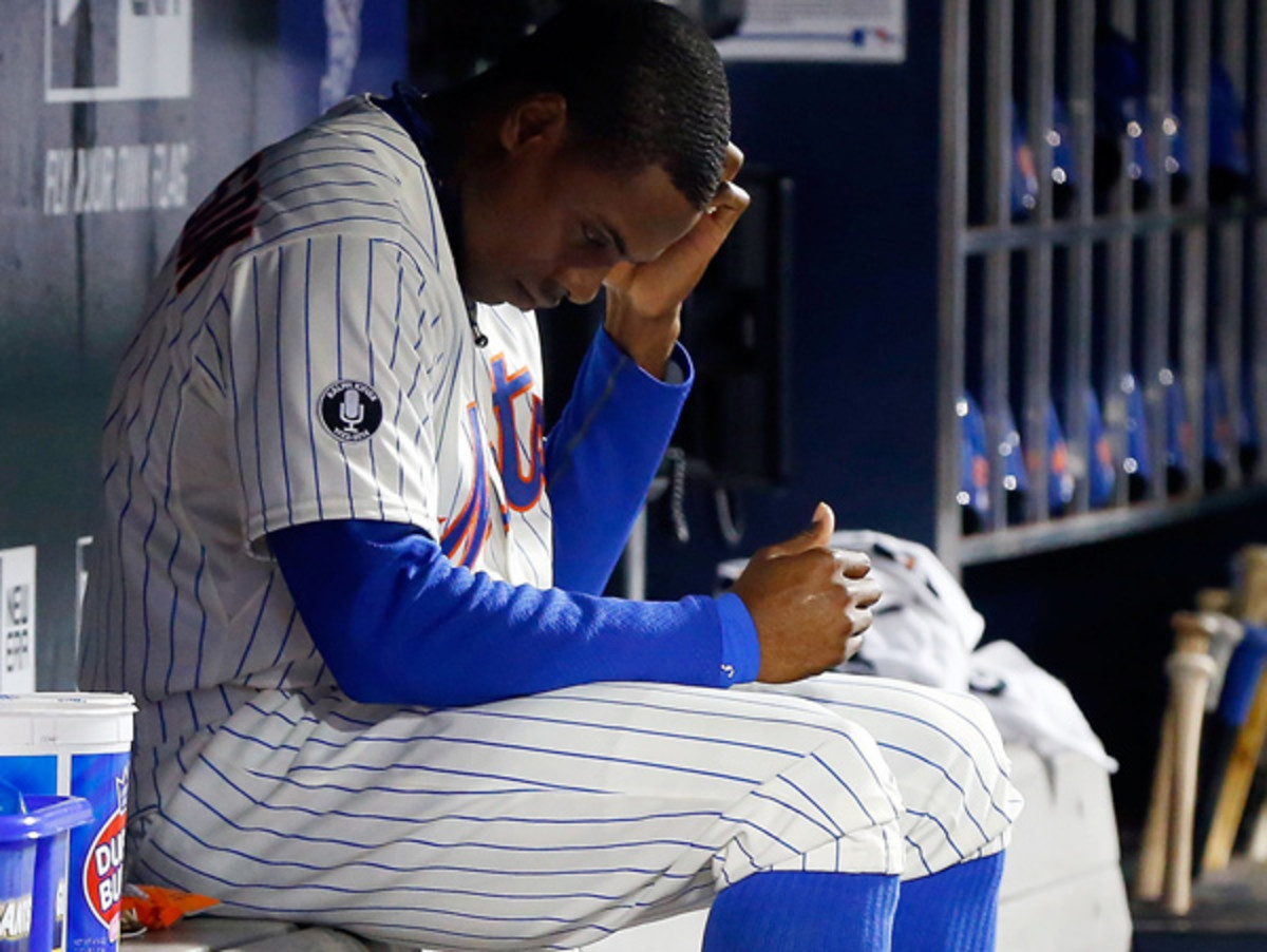 It's been that kind of year for Curtis Granderson, who's hitting .136/.252/.216 so far. (Jim McIsaac/Getty Images)