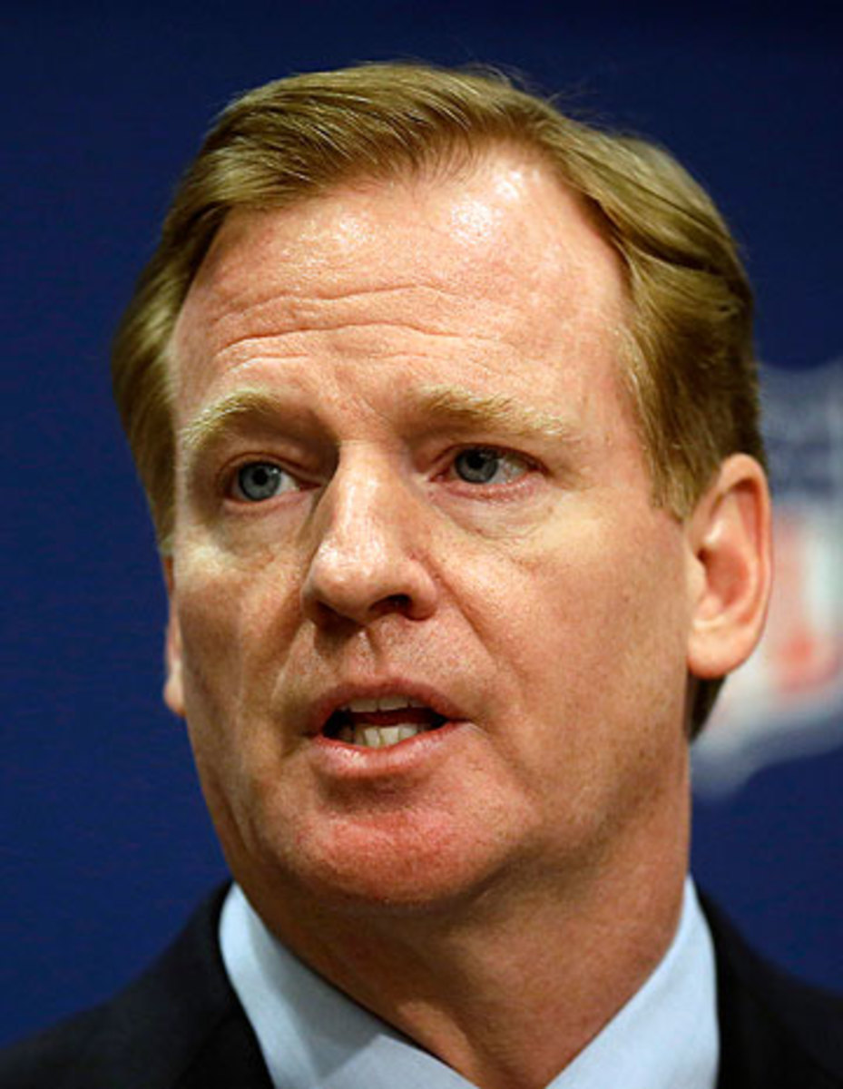 Roger Goodell and the league came under fire for giving a two-game suspension to a player who had an altercation with his fiancee. (David Goldman/AP)