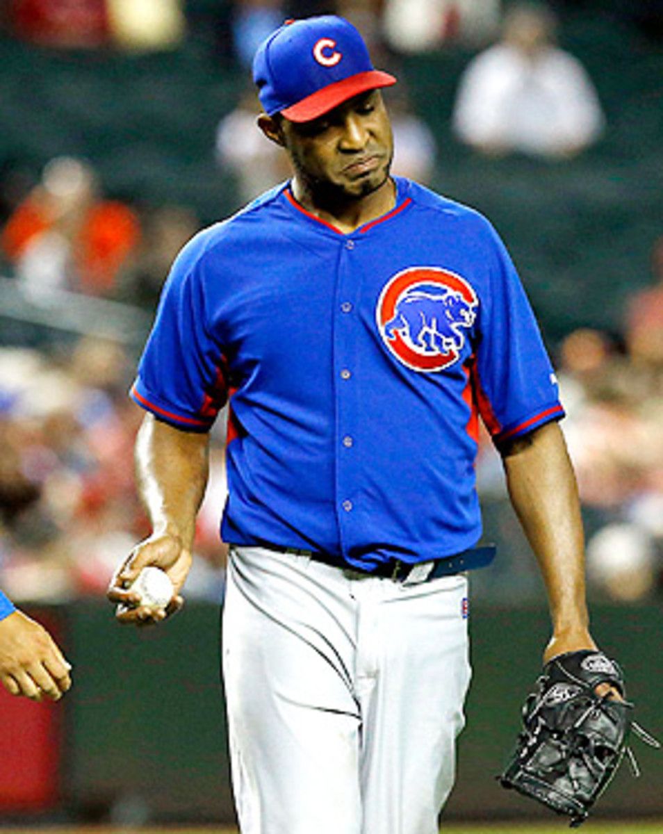 Jose Veras walked four batters in two-thirds of an inning against the Phillies on Sunday.