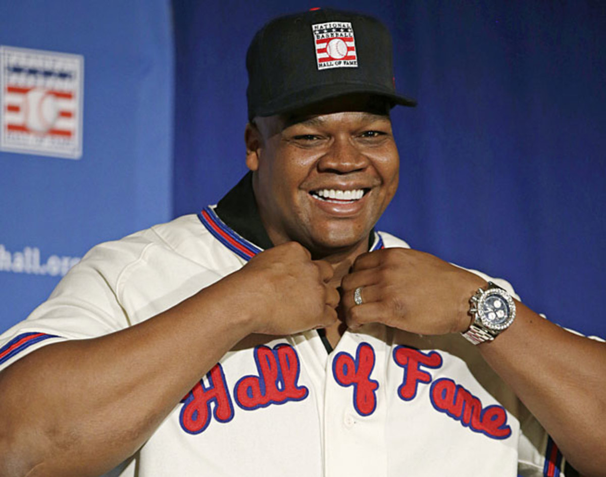 Frank Thomas earned election to Cooperstown on the first ballot by receiving 83.7 percent of the vote.