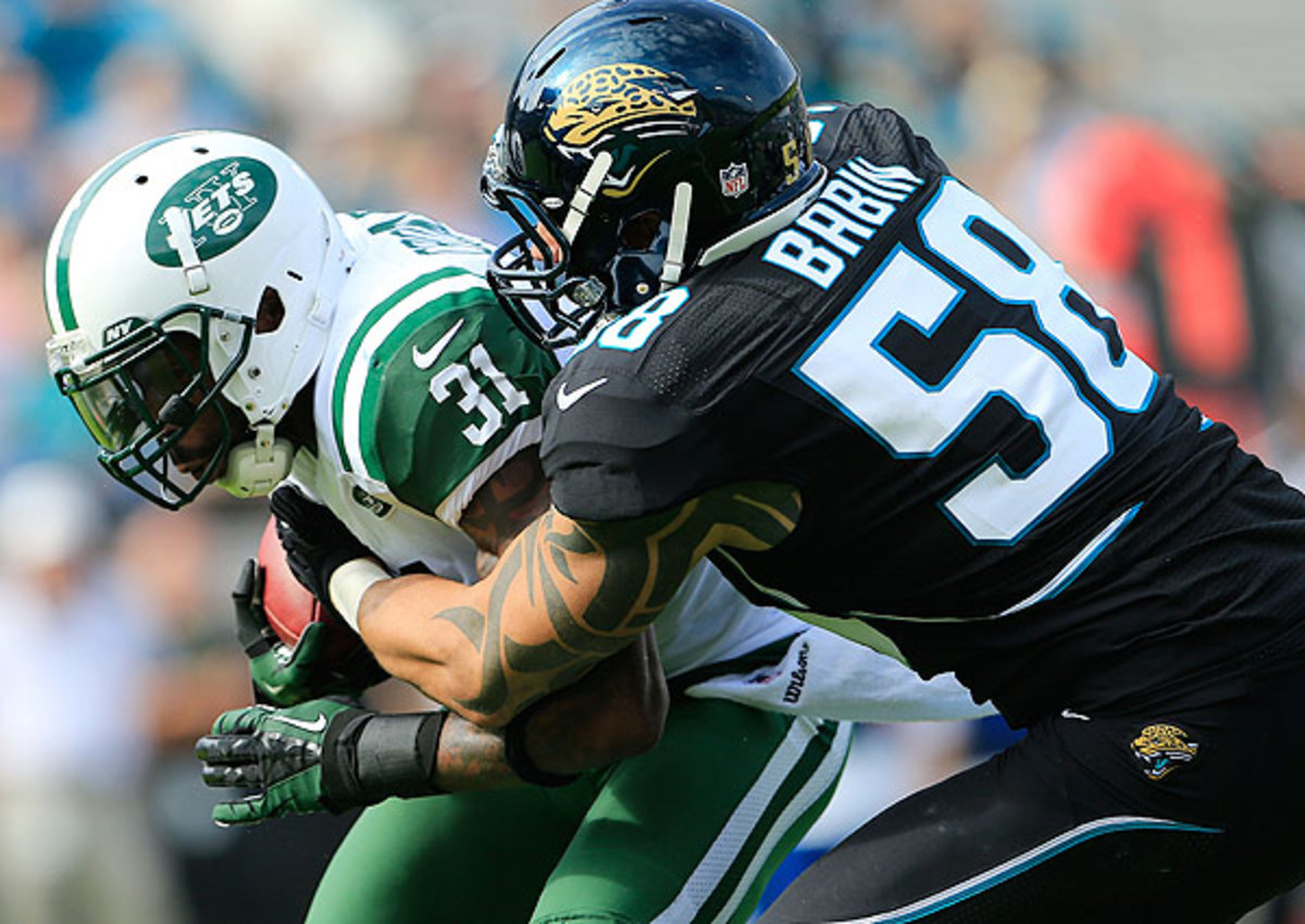 Jason Babin voids contract with Jacksonville Jaguars, becomes free agent
