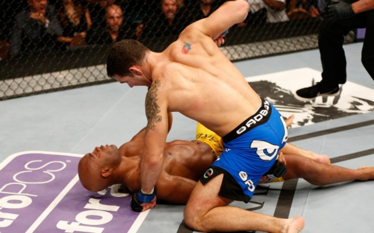 The rematch for the UFC middleweight title will take place Dec. 28 (Photo by Josh Hedges/Zuffa LLC/Getty Images)