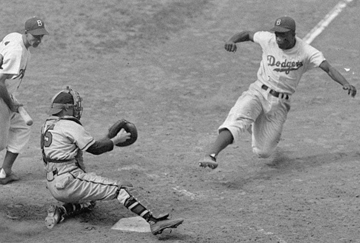 Jackie Robinson's superb all-around play made him the game's most valuable player over a five-year period form 1949-53.