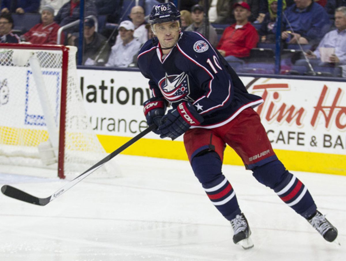 Marian Gaborik was playing his first game since sustaining a knee injury in November. (Jason Mowry/Icon SMI)