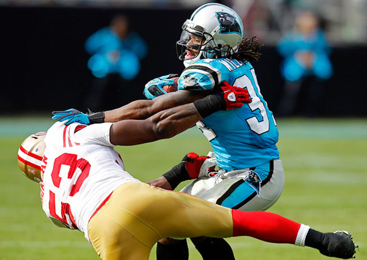 The Panthers take their four-game winning streak to San Francisco on Sunday.