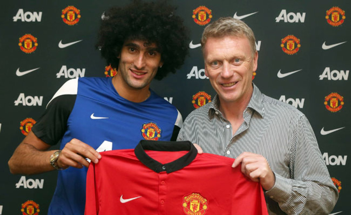 David Moyes was able to sign Marouane Fellaini from Everton just before the transfer window closed.