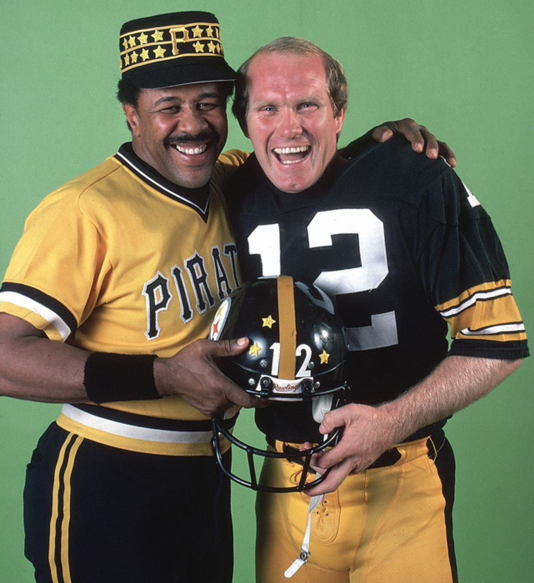 Willie Stargell and Terry Bradshaw