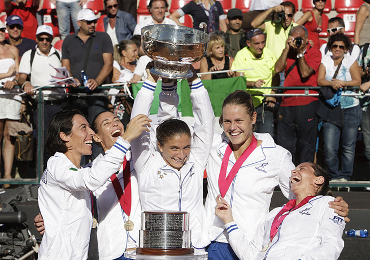 Italy cruises by Russia for fourth Fed Cup title Sports Illustrated