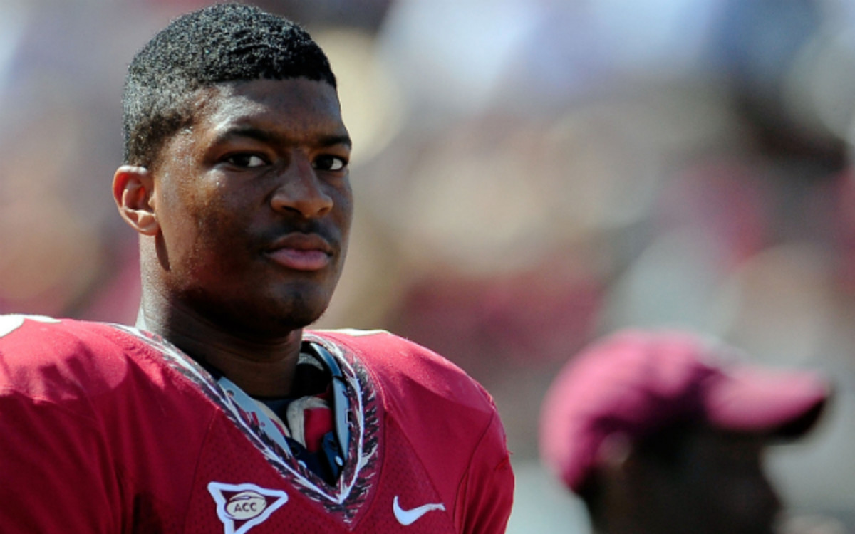 Jameis Winston has not been questioned by police investigating a sexual assault claim (Stacy Revere/Getty Images) 