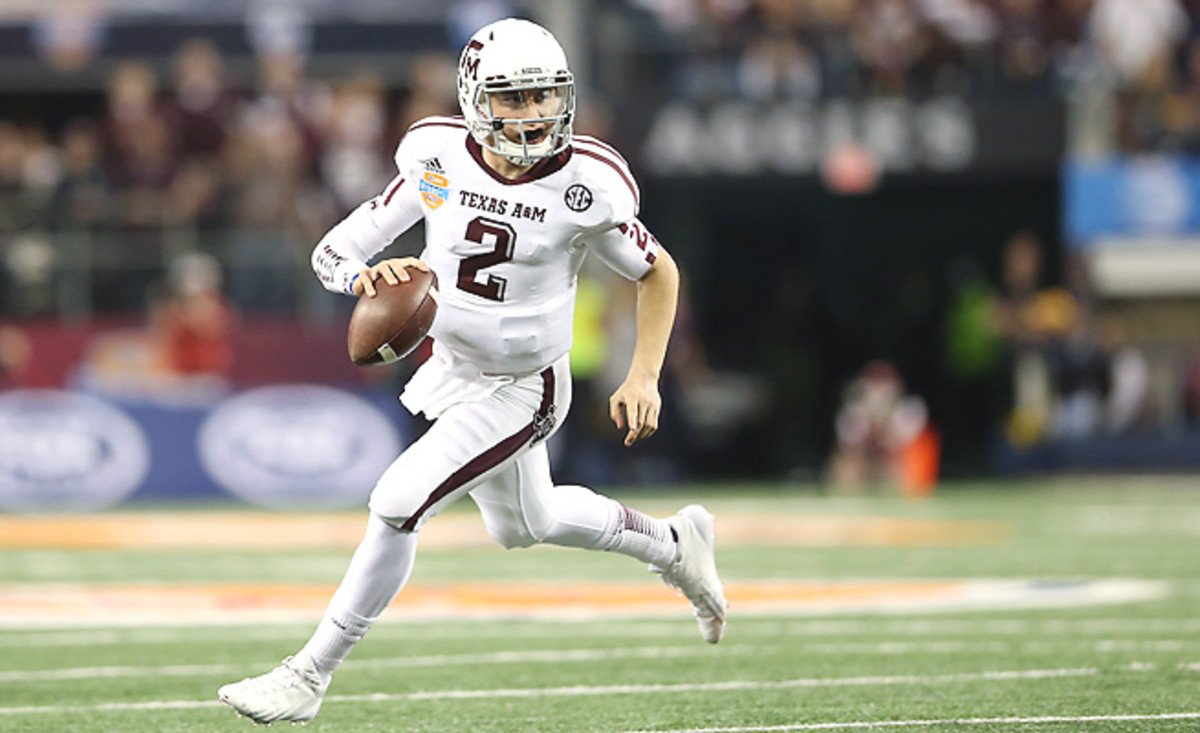 Johnny Manziel was selected to the preseason first-team All-SEC by the conference's media.