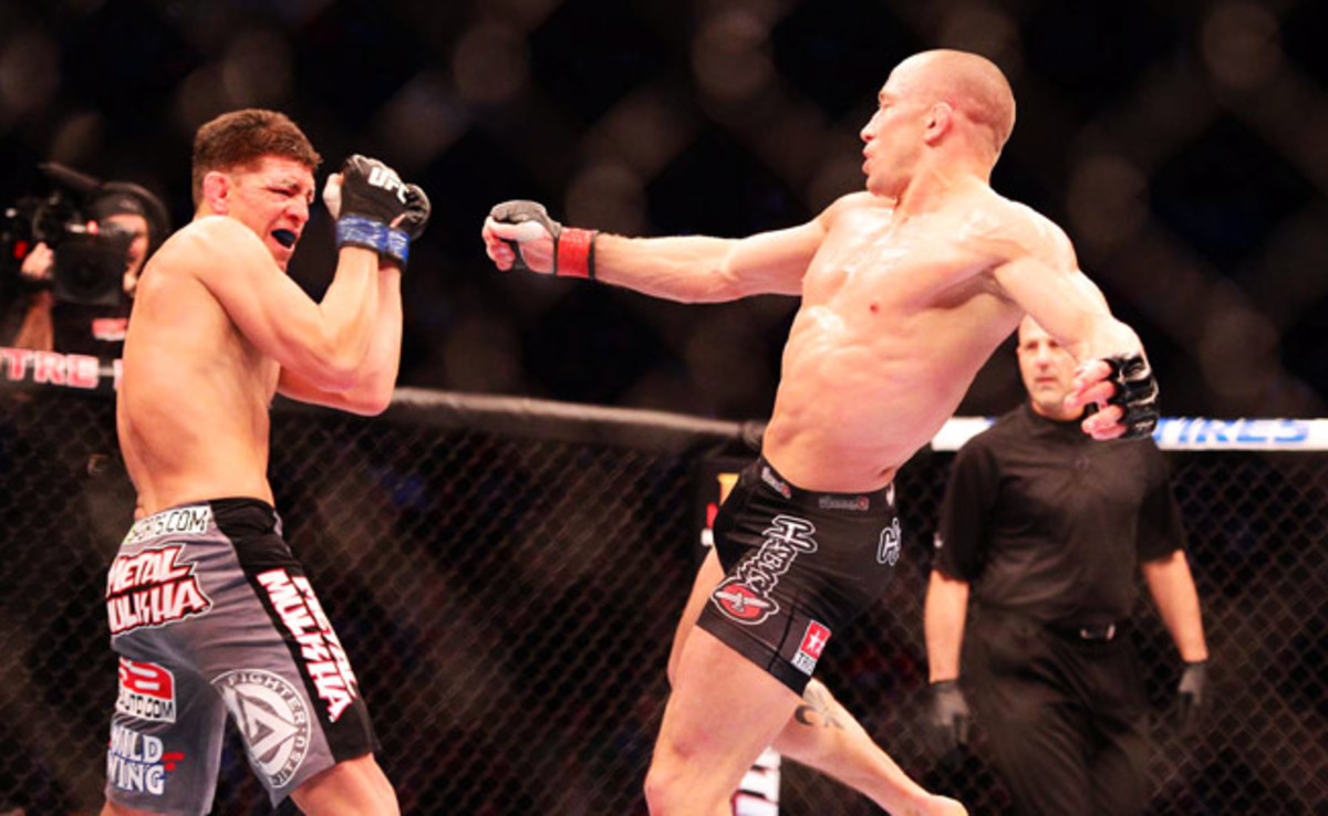 Georges St.-Pierre defeated Nick Diaz via unanimous decision during UFC 158 in March.