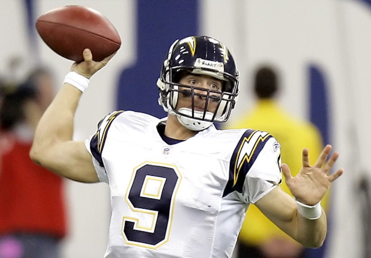 Under the proposed bill, Drew Brees wouldn't be eligible for workers' comp in California despite playing five seasons for the Chargers. (Michael Conroy/AP)