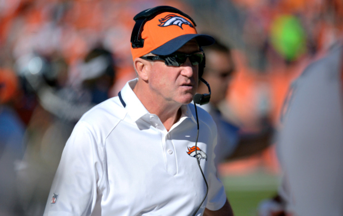 Broncos' HC John Fox is in the hospital after a dizzy spell in NC.
