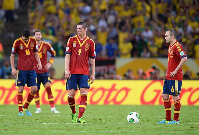 Spain was left looking for answers after losing 3-0 to Brazil in the Confederations Cup final on Sunday.
