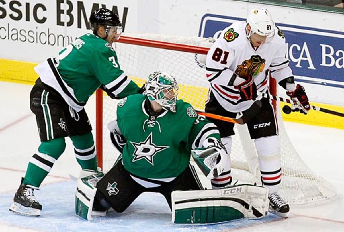 Goalie Kari Lehtonen and the Stars have been playing well in the NHL's new Central Division.