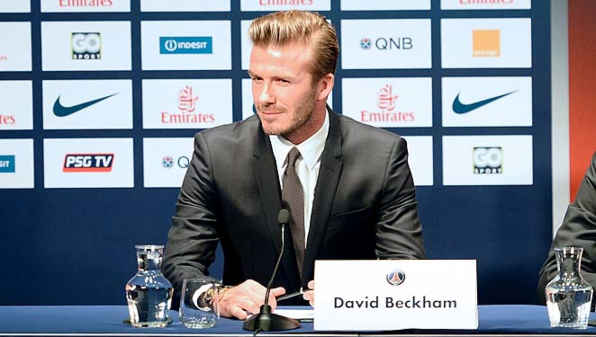 David Beckham joins PSG less than two months after final MLS game with the L.A. Galaxy.