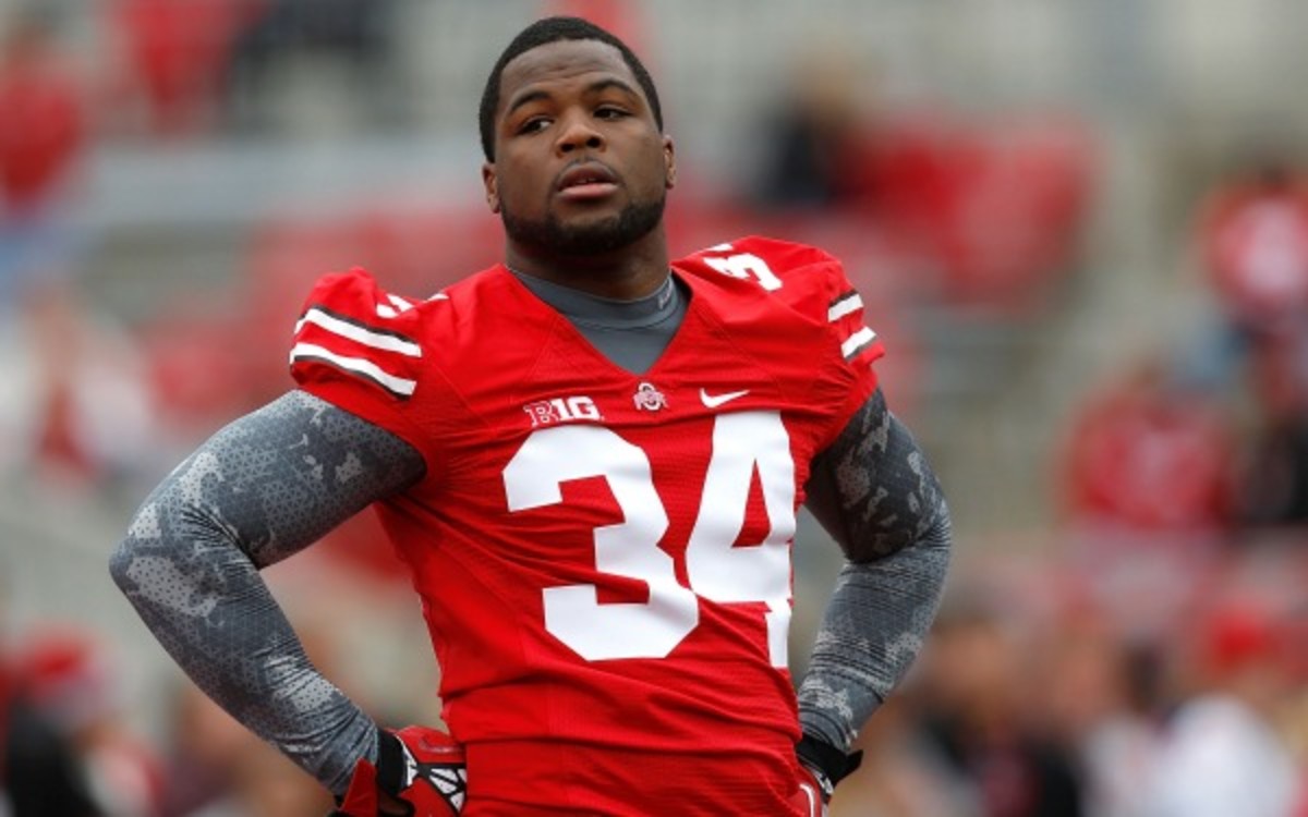 Carlos Hyde allegedly assaulted a woman at a bar in Ohio on Saturday. (Kirk Irwin/Getty Images)