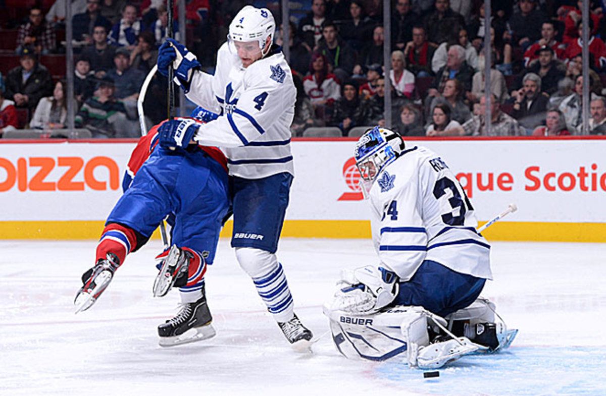 Goalie James Reimer and the Leafs could have a rare playoff date with their arch-rivals from Montreal.