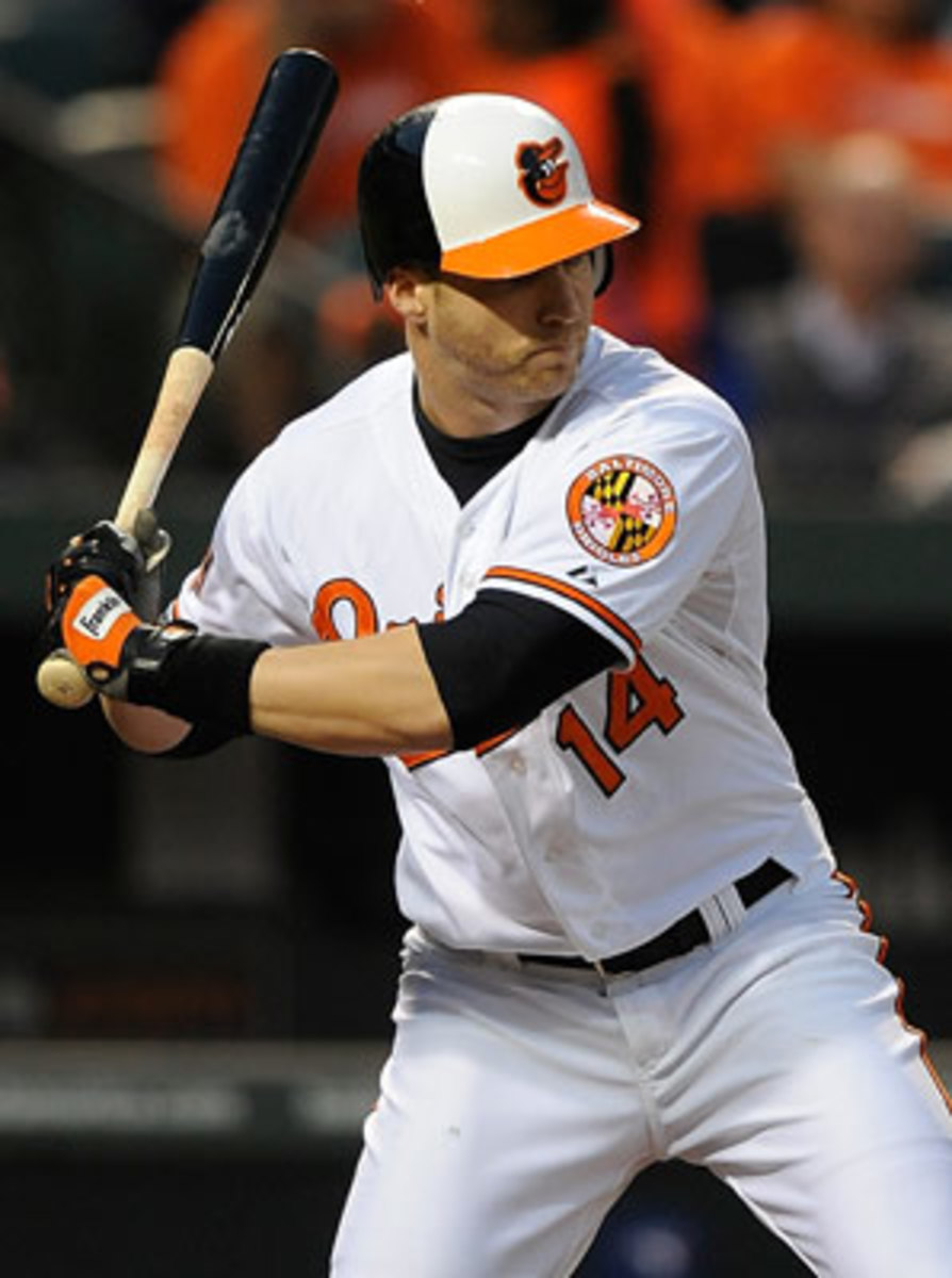 Nolan Reimold hit .313 with five home runs and 10 RBIs last season.