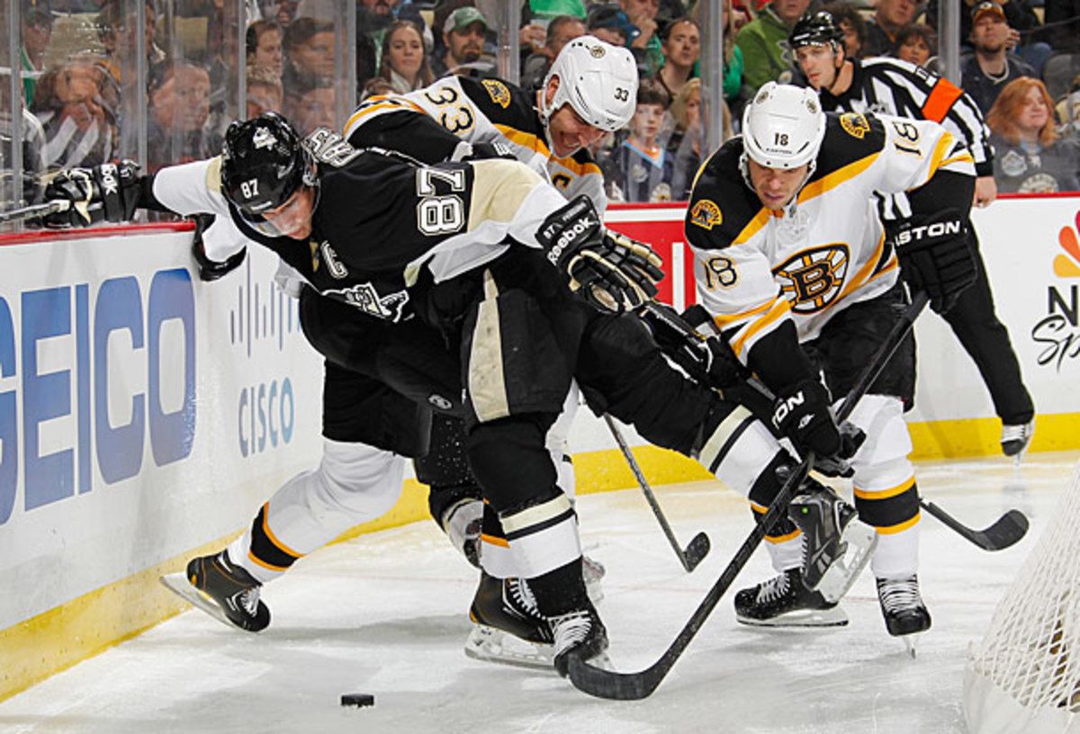 Sidney Crosby vs. Boston Bruins in Eastern Conference Final.