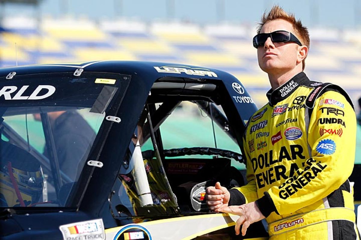 Driver Jason Leffler much preferred dirt track racing to NASCAR's circuits.