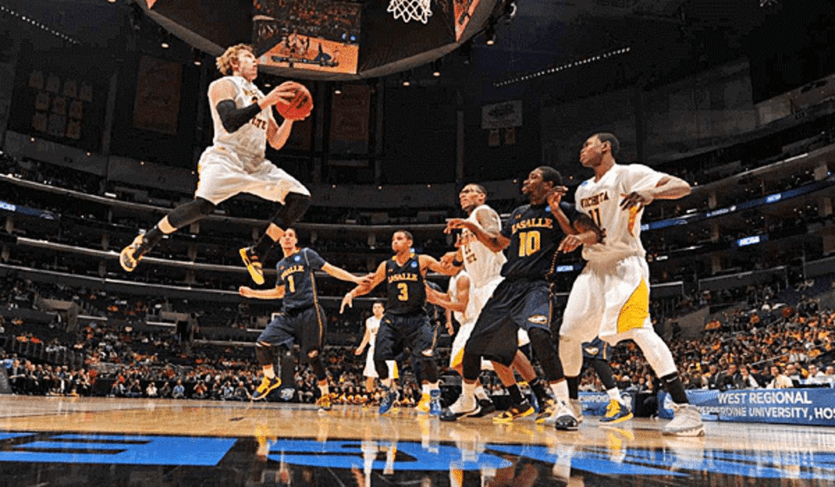 Ron Baker and Wichita State dropped La Salle to cement a meeting with Ohio State in the Elite Eight. (SI)