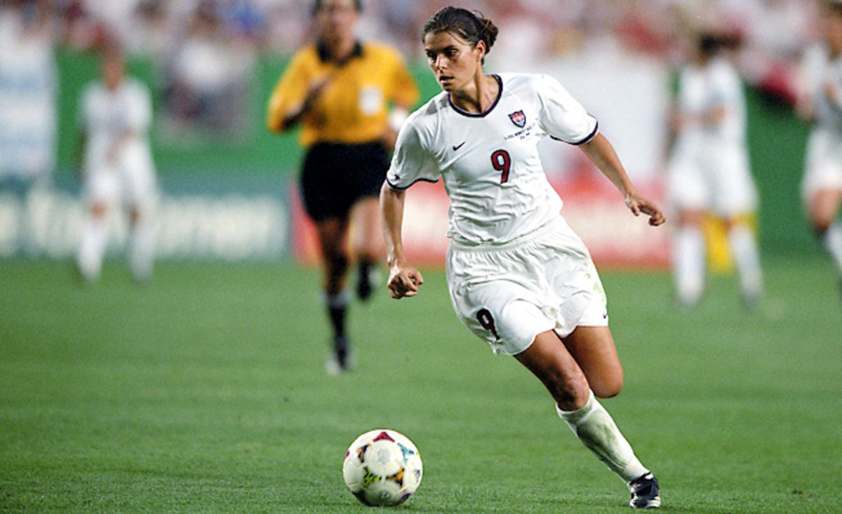 Mia Hamm has the most assists and the second most goals in U.S. women's soccer history.