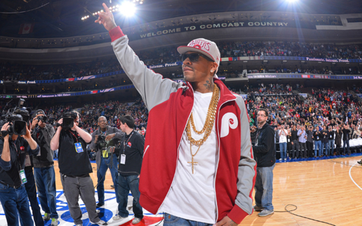 Allen Iverson has five kids who ranges from ages 3 to 16 years old. (Photo by Jesse D. Garrabrant/NBAE via Getty Images)