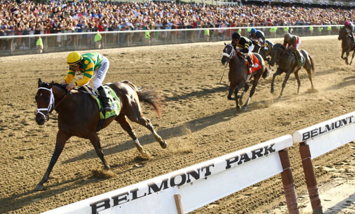 Palace Malice, who finished 12th in the Derby and skipped the Preakness, won the Belmont Stakes.