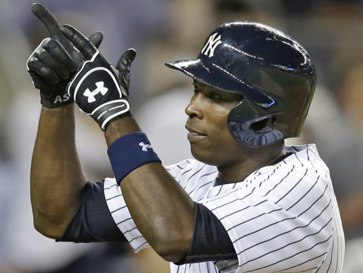 Alfonso Soriano drove in seven runs over two games against the Angels. (Kathy Willens/AP)