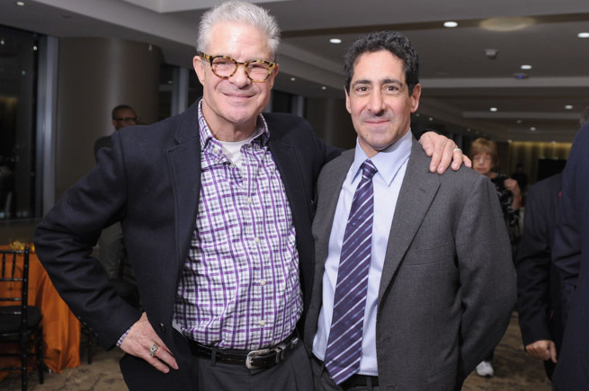 HBO Sports president Ken Hershman (right), pictured with Jim Lampley, has been with HBO since '12.