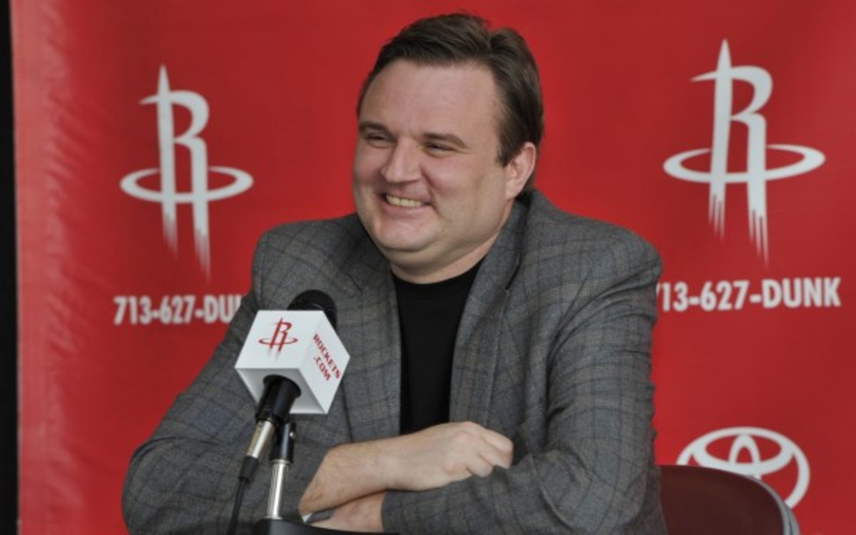 Despite signing Dwight Howard this offseason, Daryl Morey thinks the Rockets are in the NBA's second tier. (NBAE/Getty Images)