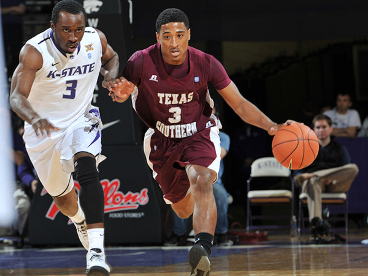 Texas Southern is 15-2 in the SWAC but will not face two of its most formidable competitors in the tournament. (Peter G. Aiken/Getty Images)