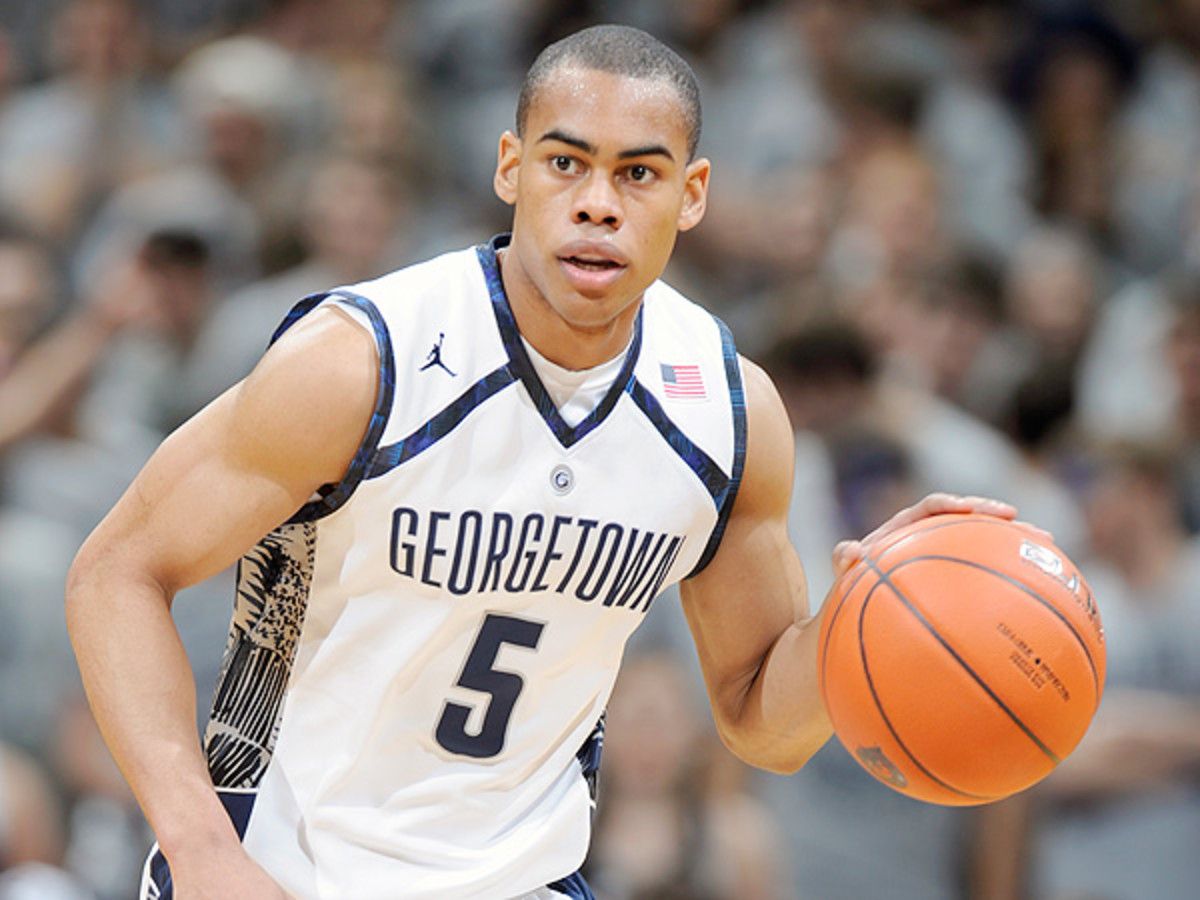 Markel Sparks and the Hoyas will compete in this year's Armed Forces Classic in South Korea. (Mitchell Layton/Getty Images).