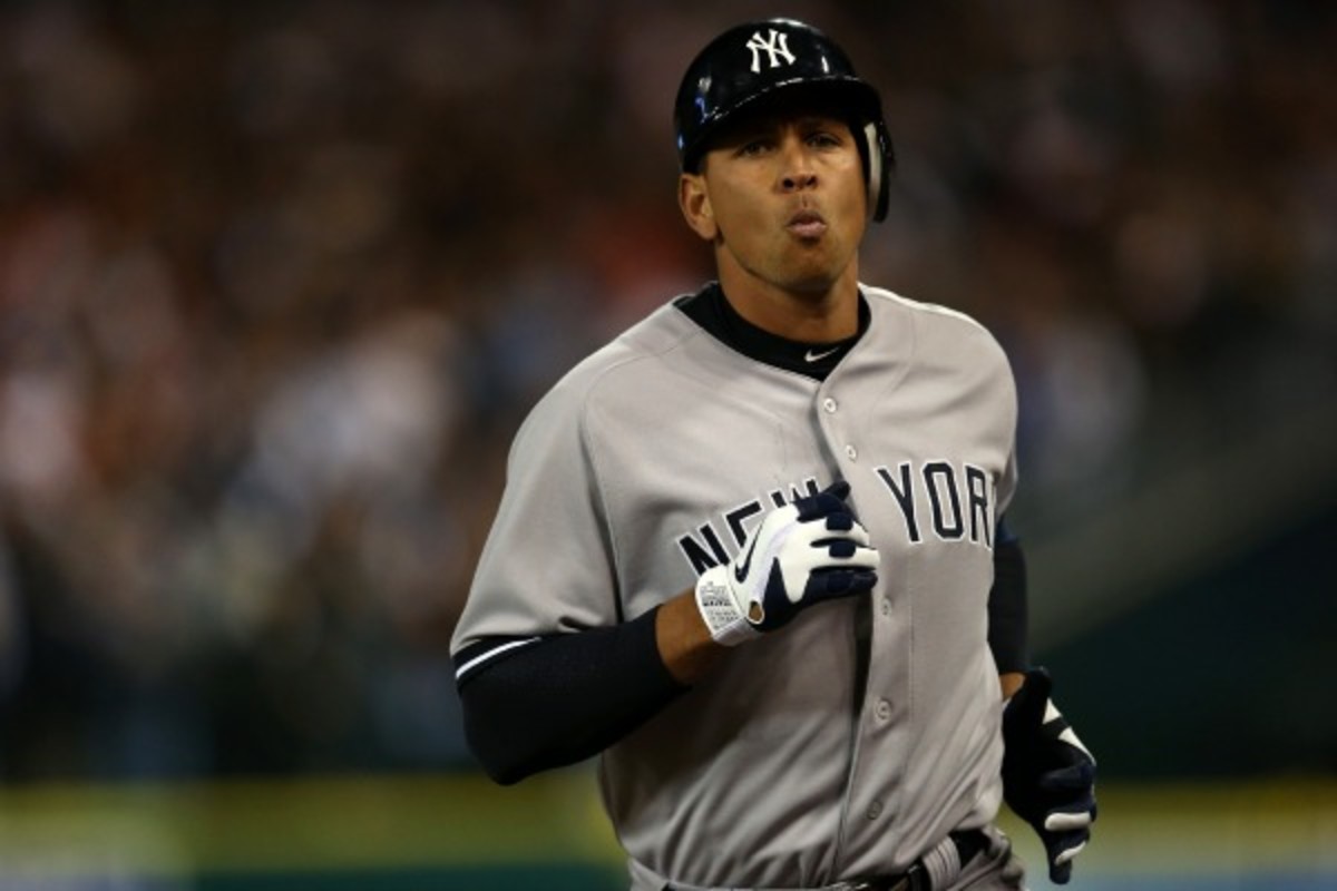 Yankees third baseman Alex Rodriguez is facing a lengthy suspension. (Jonathan Daniel/Getty Images)