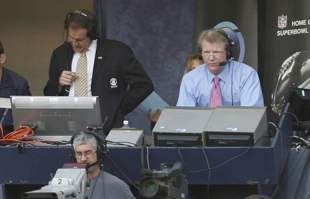 No. 1 NFL on CBS team Jim Nantz (left) and Phil Simms have grown stale to many of our panelists.
