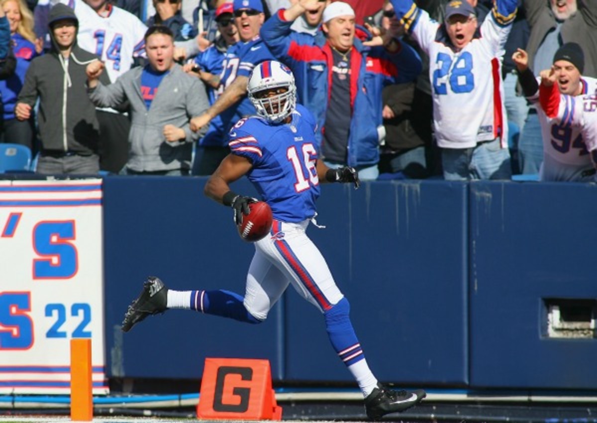 Brad Smith has returned four kicks for touchdowns in eight NFL seasons.  (Rick Stewart/Getty Images)