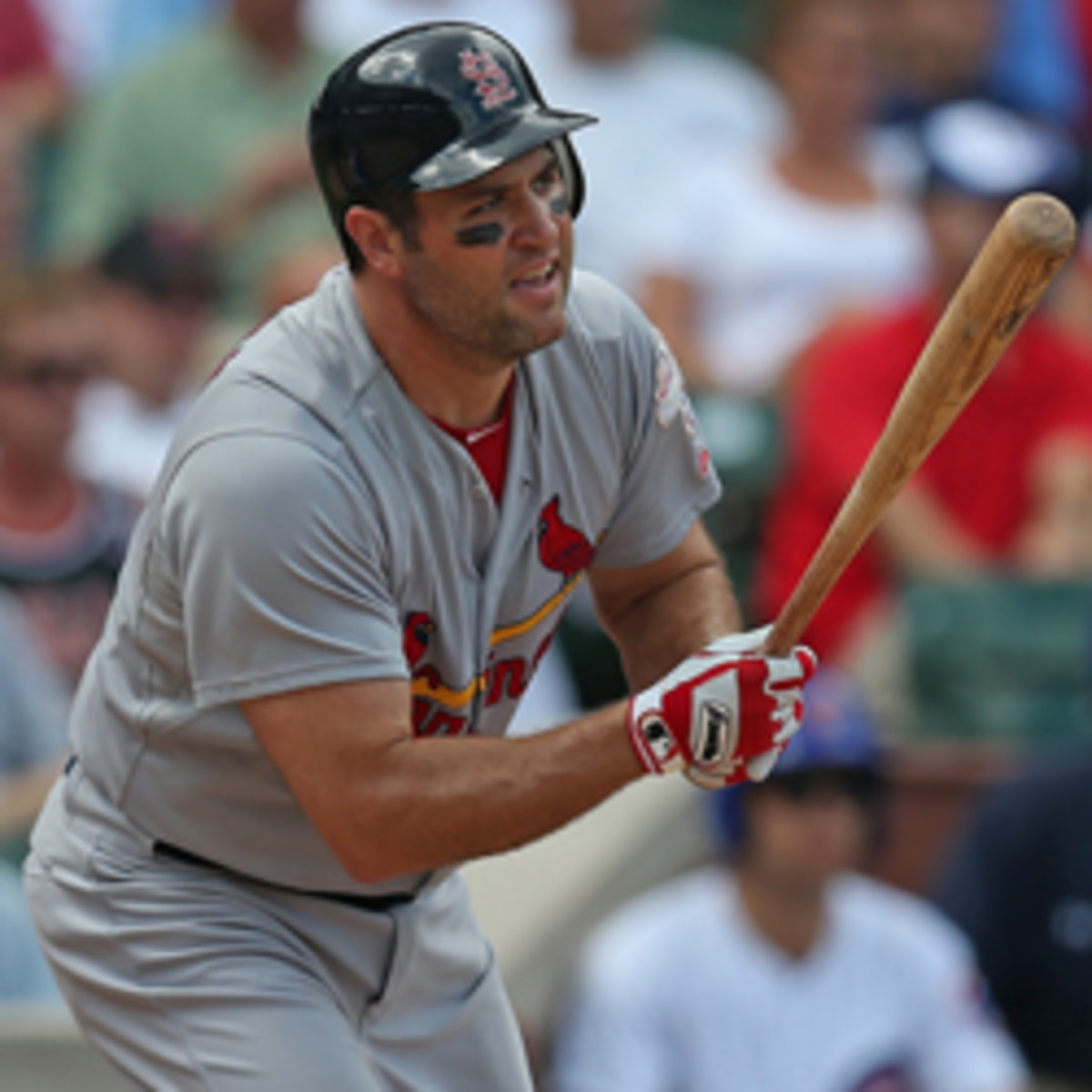 Free-agent Lance Berkman signed a one-year deal with the Texas Rangers. (Jonathan Daniel/Getty Images)